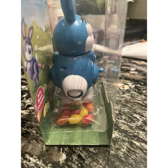 Funny Bunny Blue Rabbit Walks and Poops Jelly Beans - Picture 3 of 5
